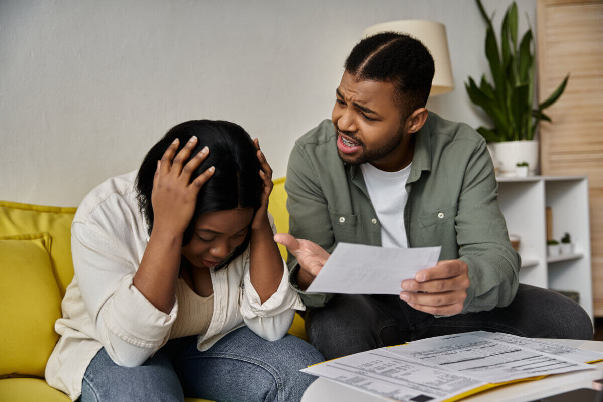 Couple stressed over debt bills